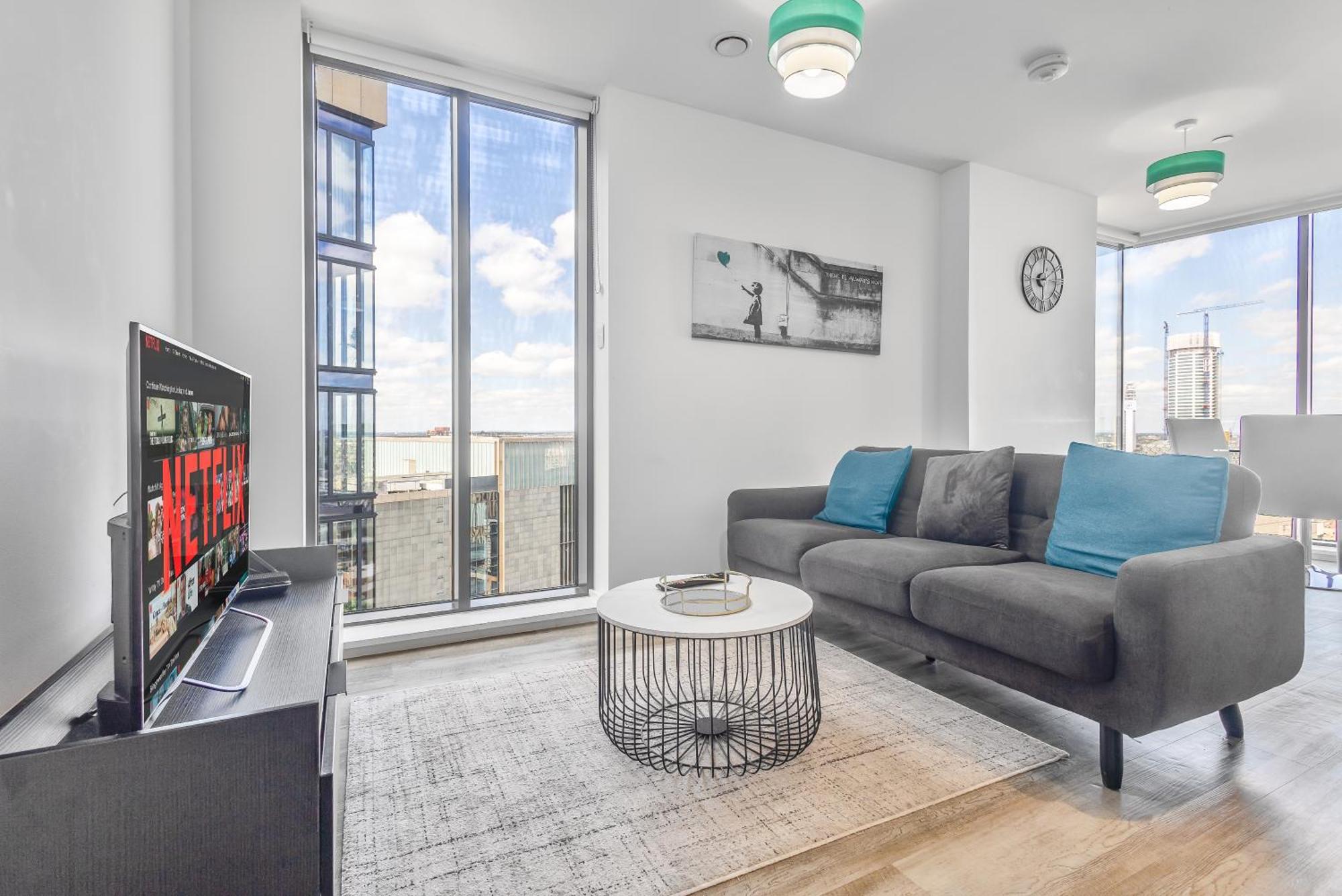 Luxury 2 Bedroom Apartment, On Broad Street! Birmingham Ngoại thất bức ảnh